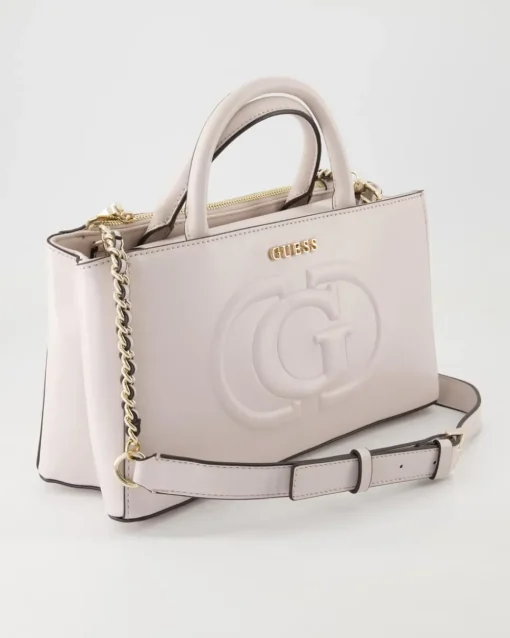 Eco Mietta Flap Handtasche in Beige