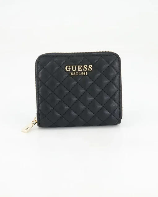 Eco Rianee SLG Small Zip Aroun Portemonnaie in Schwarz