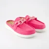 Ella washed Pantoletten in Pink