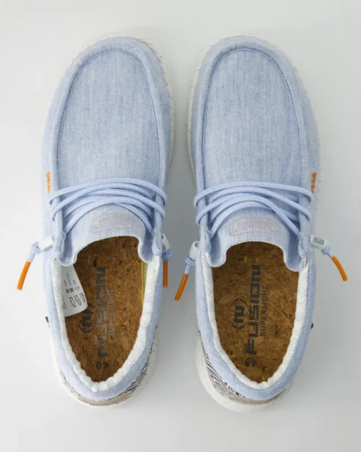 Emma Fine Slipper in Blau