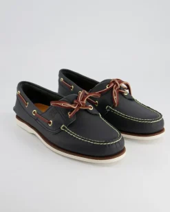 2Eye Boat Shoe Slipper in Blau