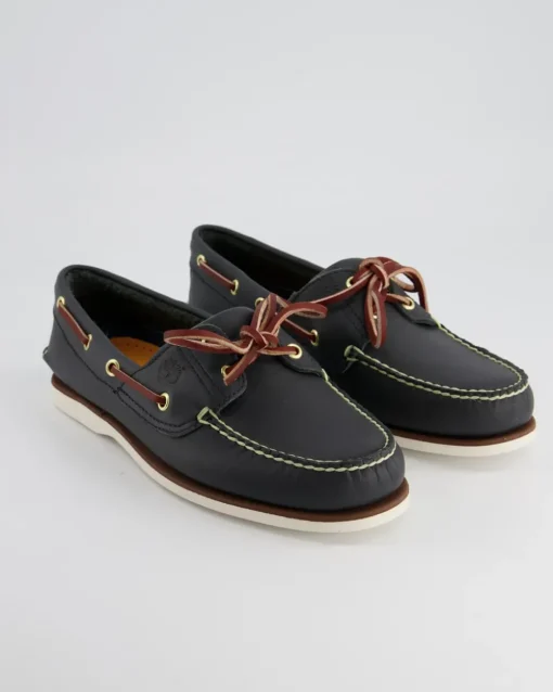 2Eye Boat Shoe Slipper in Blau