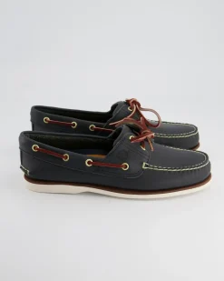 2Eye Boat Shoe Slipper in Blau