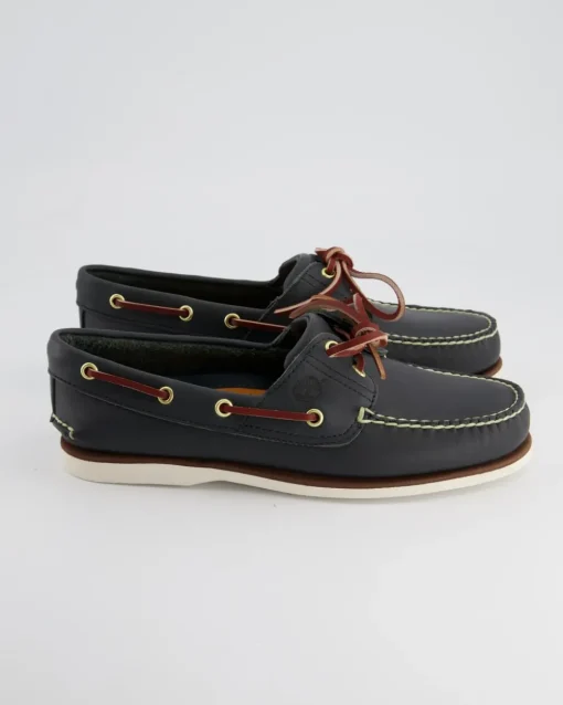 2Eye Boat Shoe Slipper in Blau