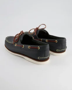 2Eye Boat Shoe Slipper in Blau