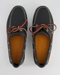 2Eye Boat Shoe Slipper in Blau