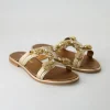 FB1115 Pantoletten in Bronze