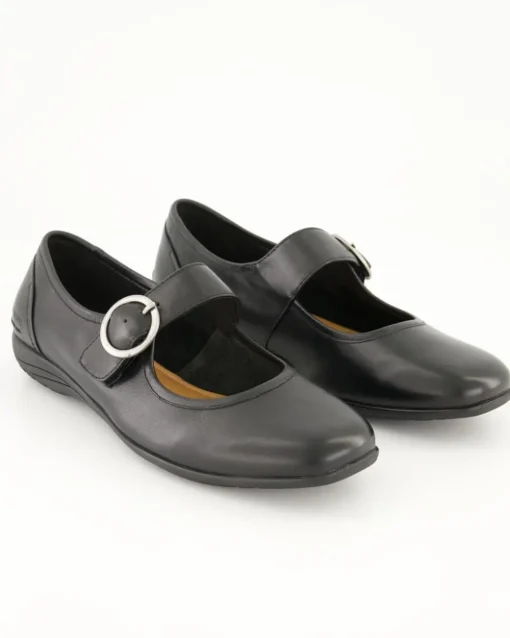FENJA 18 Ballerinas in Schwarz
