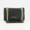 Flap Bag Ocarina Handtasche in Schwarz