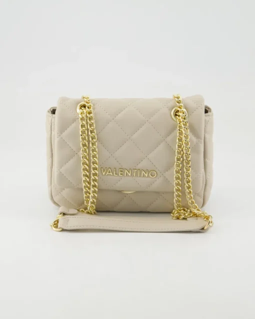 Flap Bag Ocarina Handtasche in Beige