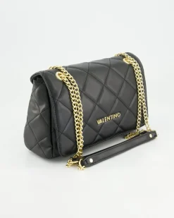 Flap Bag Ocarina Handtasche in Schwarz