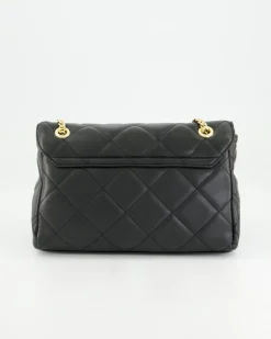 Flap Bag Ocarina Handtasche in Schwarz