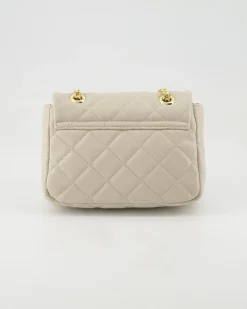 Flap Bag Ocarina Handtasche in Beige
