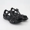Flash W T Sandal LEA Sandalen in Schwarz