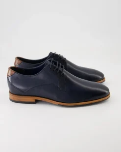 Geriondo-704 Business Schuhe in Blau