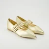 Greta Ballerinas in Gold