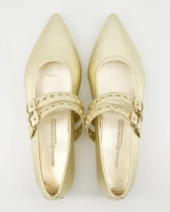 Greta Ballerinas in Gold