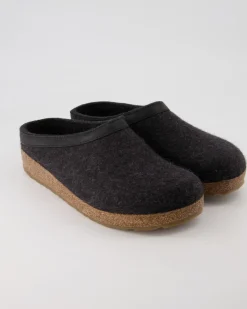 Grizzly Torben Hausschuhe in Schwarz