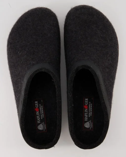 Grizzly Torben Hausschuhe in Schwarz