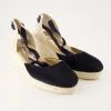 Hamptons Wedges in Blau