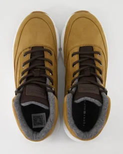 Hilfiger Warm Nubuck Hybrid Schnürstiefel in Braun