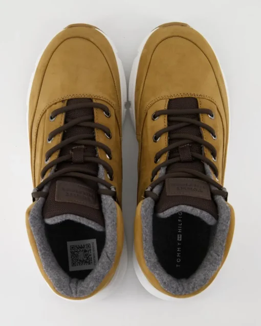 Hilfiger Warm Nubuck Hybrid Schnürstiefel in Braun