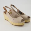 Iconic Elba Sling Back Sandalen in Grau