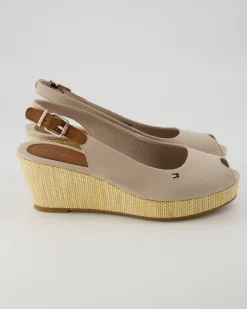 Iconic Elba Sling Back Sandalen in Grau