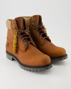 6 in Lace Waterproof Schnürstiefel in Braun