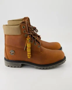 6 in Lace Waterproof Schnürstiefel in Braun