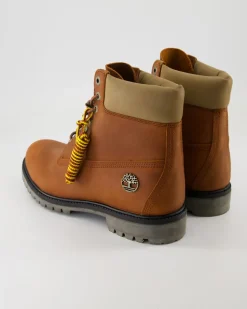 6 in Lace Waterproof Schnürstiefel in Braun