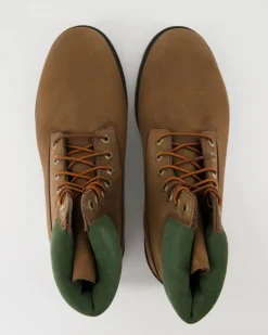 6 in Lace Waterproof Schnürstiefel in Braun