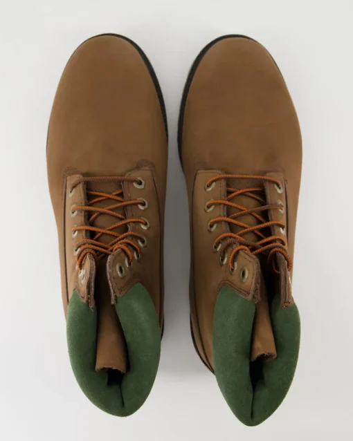 6 in Lace Waterproof Schnürstiefel in Braun