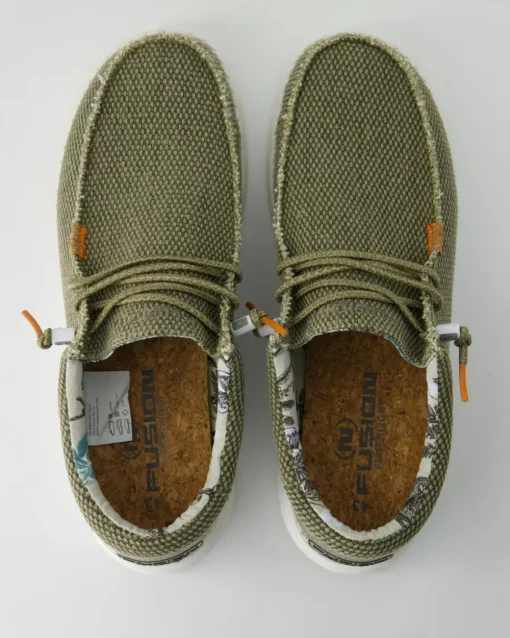 Jack Jute moss Slipper in Grün
