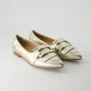 Jeanine 02 Ballerinas in Gold