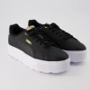 Karmen Distressed Sneaker in Schwarz