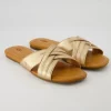 Kenleigh Slide Pantoletten in Gold