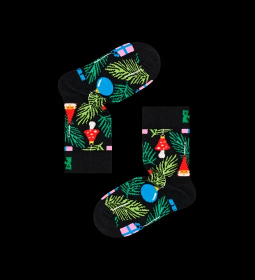 Kids Christmas Tree Decoration Socken in Mehrfarbig