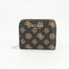 Laurel SLG Small Zip Around Portemonnaie in Braun