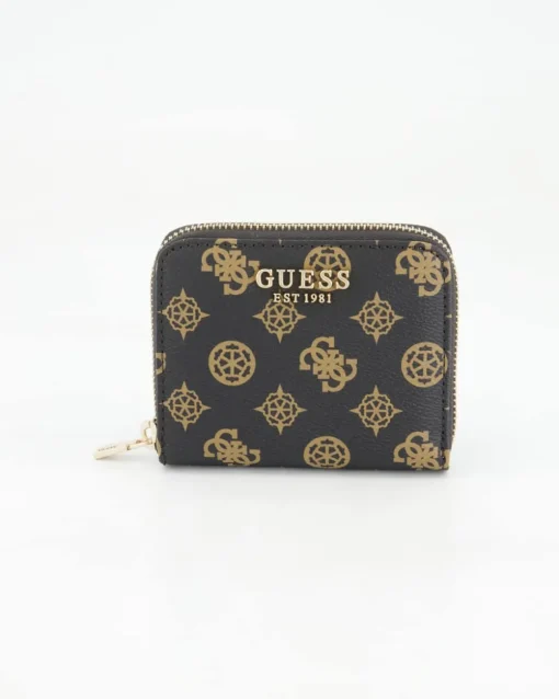 Laurel SLG Small Zip Around Portemonnaie in Braun
