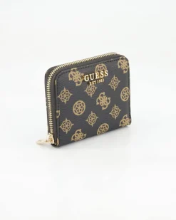 Laurel SLG Small Zip Around Portemonnaie in Braun