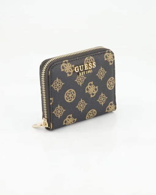 Laurel SLG Small Zip Around Portemonnaie in Braun