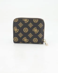 Laurel SLG Small Zip Around Portemonnaie in Braun