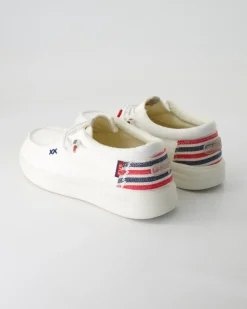 Lily washed Slipper in Weiß