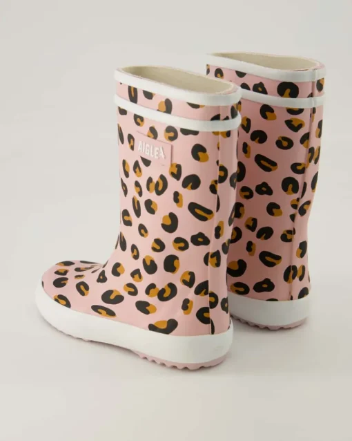 Lolly Pop Play Leopard Gummistiefel in Rosa