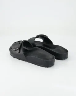 Madrid Big Buckle EVA Pantoletten in Schwarz