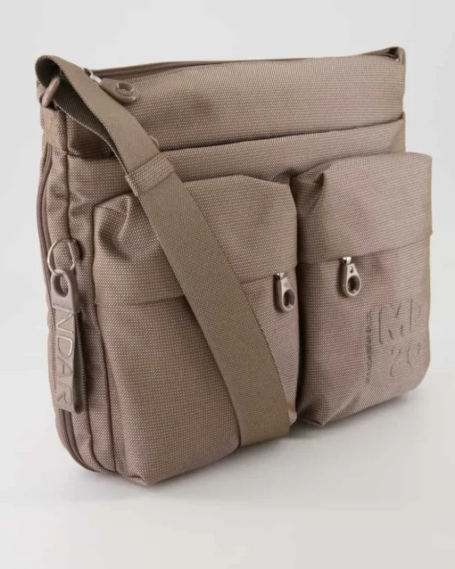 MD20 Crossover Umhängetasche in Beige