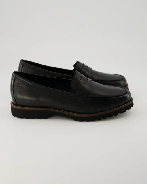 Meredith-709-H Slipper in Schwarz