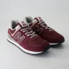 ML574EVM Sneaker in Bordeaux