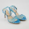 Mona Sandalen in Blau